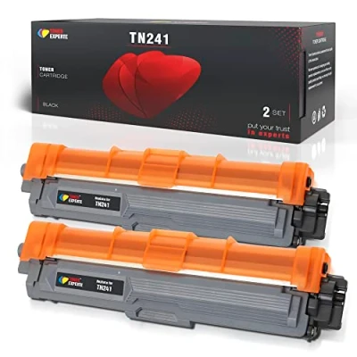 Abbildung von TONER EXPERTE TN241 TN 241 Tonerkartusche Ersatz für Brother TN241BK 241BK Kompatible DCP 9017CDW 9022CDW HL 3142CW 3152CDW MFC 9142CDN 9332CDW 9342CDW (1 Schwarz)
