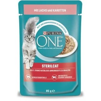 Abbildung von Purina One Sterilcat mit Lachs und Karotte