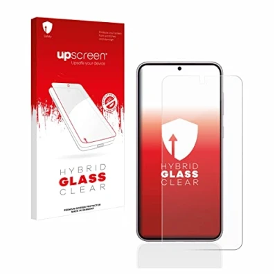 Abbildung von upscreen Schutzglas für Samsung Galaxy S23 Schutzfolie, Glas Folie [Klar, 9H Panzerschutz, Anti Fingerprint]