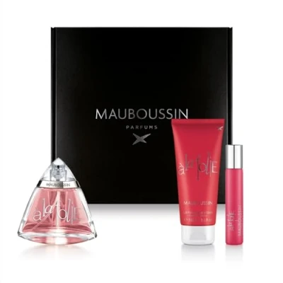 Abbildung von Mauboussin Set A La Folie: Eau de Parfum 100 ml, Körpermilch ml &amp; Travel Spray 20