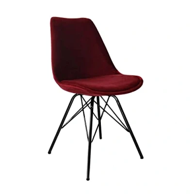 Abbildung von Kick Collection Esszimmerstühl Velvet Samt Rot Modern und Hochwertig Hochwertige Materialien Erhältlich in vielen Farben