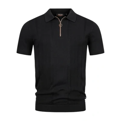 Abbildung von Indicode Jeans Insago Poloshirt, Herren, Größe: Small, Black