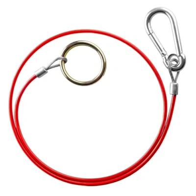 Abbildung von BITS4REASONS Neu Modell Maypole MP501B Abreißseil PVC rot 1 m x 3 mm Sicherheit Trailer Caravan Kabel