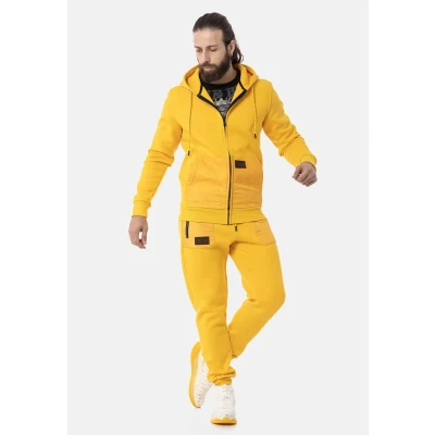 Abbildung von Cipo &amp; Baxx Trainingsanzug, Herren, Größe: Large, Yellow