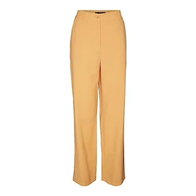 Abbildung von VERO MODA Women&#039;s VMCARMEN HR Straight Pant NOOS Hose, Schwarz, L/34