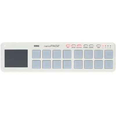 Abbildung von Korg NANOPAD2 WH 16 USB Drumpad (16 Tasten) Weiß
