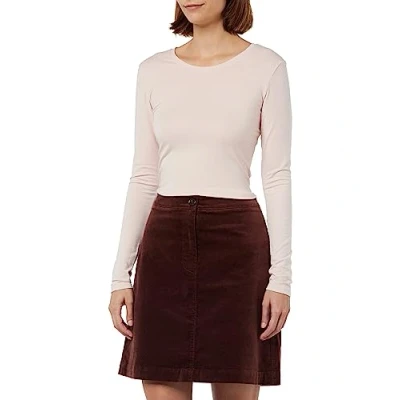 Abbildung von Marc O&#039;Polo Straight FIT Patch Pockets Sportive Details Minirock, Damen, Größe: 38, Crimson brown