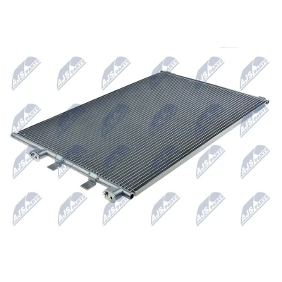 Abbildung von NTY CCS RE 021 Klimakondensator ohne Trockner Aluminium 655 R 134a RENAULT: MEGANE 2 Kombi, GRAND SCENIC 2, Coupe Cabriolet