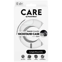 Abbildung von Apple iPhone 16 Pro Hülle MagSafe Recycelter Kunststoff Hard Case/Backcover Handyhülle Silber Shockproof/Stoßfest mit Foto od. Logo