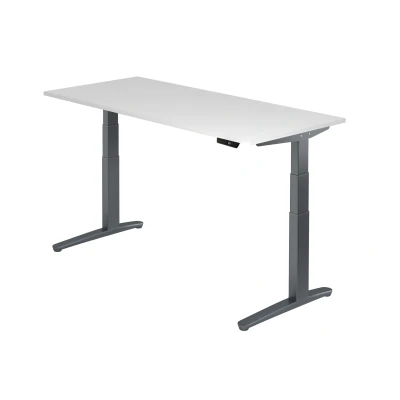 Abbildung von Hammerbacher Schreibtisch XBHM19 Weiß/Graphit