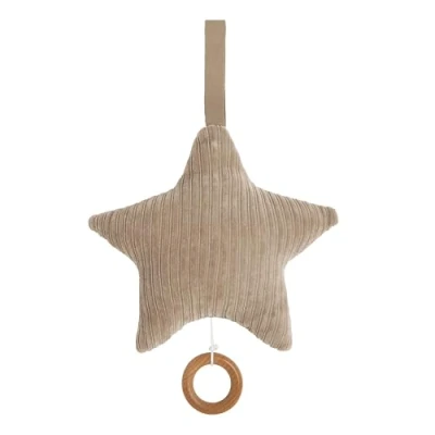 Abbildung von Baby&#039;s Only Sternförmige Spieluhr fur Babyzimmer Twinkle, Twinkle Little Star 22x21 cm Für Jungen und Mädchen Clay