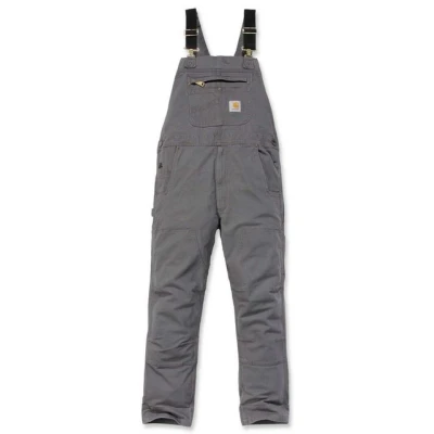 Abbildung von Carhartt, Herren, Rugged Flex Lockere Canvas Latzhose, Kiesel, W40/L32