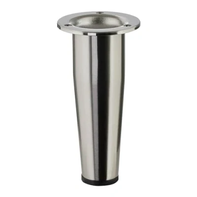 Abbildung von SO TECH® Möbelfuß FOX TROT höhenverstellbar um max. 12 mm, (1 St), Höhe 80 mm Edelstahloptik