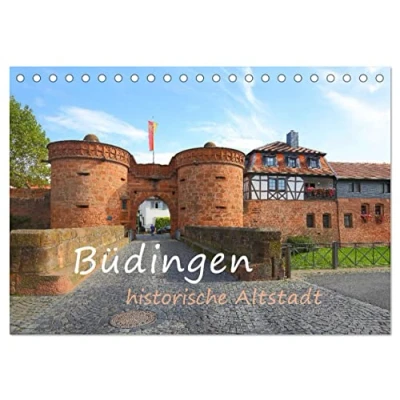 Abbildung von Büdingen historische Stadt (Tischkalender 2025 DIN A5 quer), CALVENDO Monatskalender