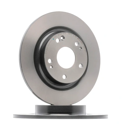 Abbildung von BREMBO 08.D718.11 Bremsscheibe 282 10 5 voll beschichtet mit Schrauben HONDA: CIVIC Schragheck, Stufenheck