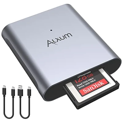 Abbildung von Alxum CFexpress Typ B Kartenleser, USB C 3.1 Gen 2 zu Speicherkartenleser Adapter bis 10Gbps, mit und A Kabeln, Unterstützung Android/Windows/Mac OS/Linux