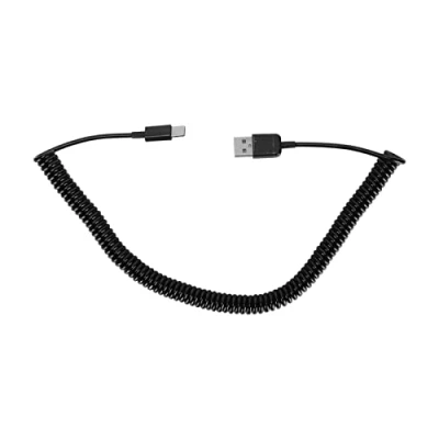 Abbildung von ciciglow Spiralkabel Typ C USB C, 3 M auf 2.0 Stecker Spiralspiralkabel Einziehbares Ladekabel