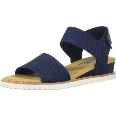 Abbildung von Skechers Damen Desert Kiss Adobe Princess Sandale, Marineblau, 37 EU