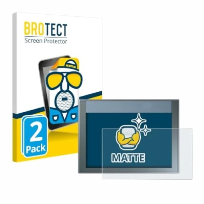 Abbildung von BROTECT Entspiegelungs Schutzfolie für Siemens Simatic HMI KTP 700 Basic (2 Stück) Matte Displayschutz Folie, Anti Reflex, Fingerprint