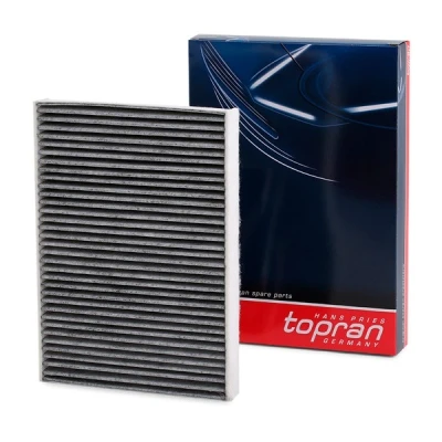 Abbildung von TOPRAN 116 695 Innenraumfilter Aktivkohlefilter, Filtereinsatz, mit antibakterieller Wirkung 305 218 30 rechteckig AUDI: A5 B9 Sportback