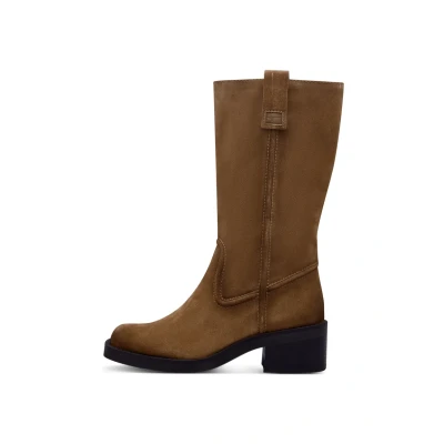 Abbildung von Tamaris Plateaustiefel, Damen, Größe: 42, Camel Schuhe