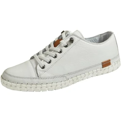 Abbildung von Gemini Damen Sneaker Schnürschuh mit losen Einlagen Gummisohle 395610 02, Größe:37 EU, Farbe:Weiß