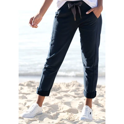Abbildung von Elbsand Sweathose &quot;Brinja&quot;, mit Logoprint am Bund und Taschen, Jogginghose, Relaxhose