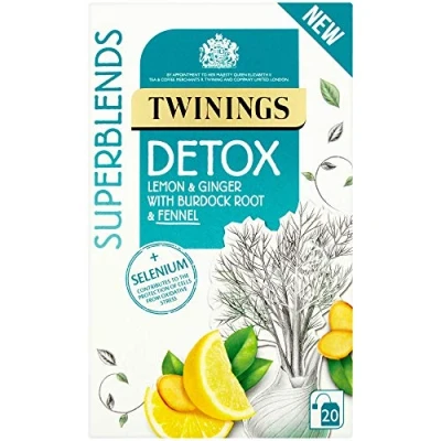 Abbildung von Twinings Superblends Detox Teebeutel mit Umschlägen, 4 x 20 cm