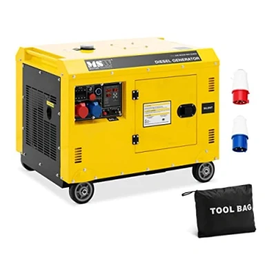 Abbildung von MSW Dieselaggregat auf Rädern 240/400 V 8500 W 10 kVA 30 l