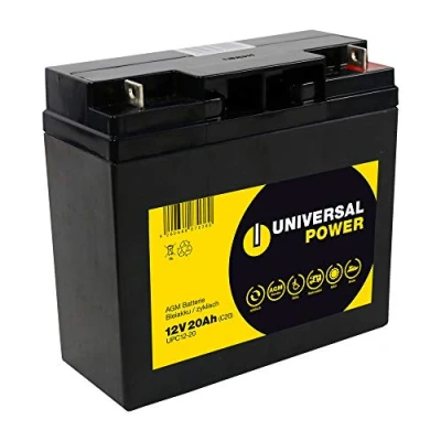 Abbildung von Universal Power AGM 12V 20Ah Batterie für Reha Technik Boote Wohnmobile