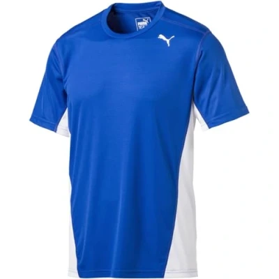 Abbildung von PUMA Herren Cross The Line Tee Trainingsshirt, Team Power Blue White, XXL