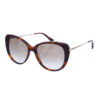Abbildung von LONGCHAMP Damen LO674S 214 Sonnenbrillen Plastik Havanna Braun Cat Eye Normal Schattiert