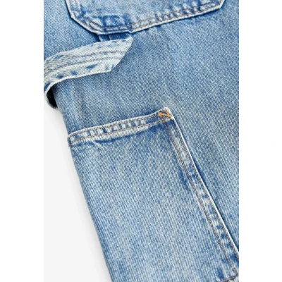Abbildung von Next Carpenter WIDE Jeans Relaxed Fit, Damen, Größe: 36xS, Mid blue