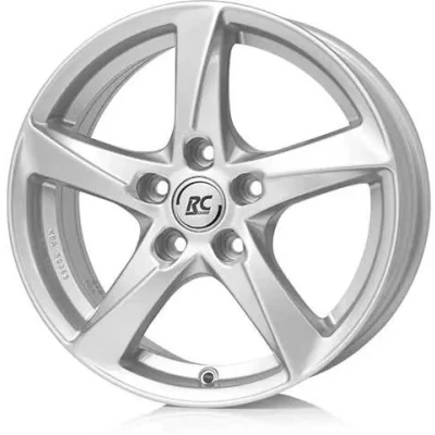 Abbildung von RC Design 4 loch 16Zoll 100mm Alufelge RC30 Kristallsilber lackiert 0620073049 Felge