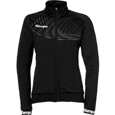 Abbildung von Kempa Wave 26 Poly Jacket Women Damen Mädchen Sport Fußball Trainingsjacke Sweatshirt Jacke Sweatjacke elastisches Trainings mit Reißverschluss Taschen taillierter Schnitt