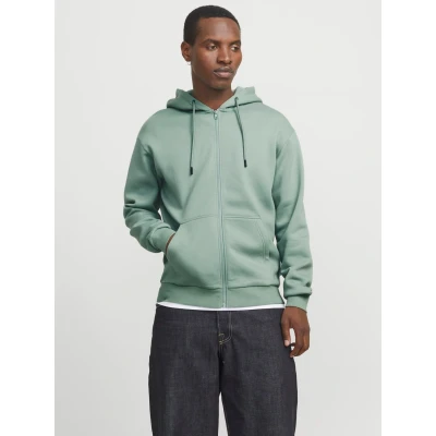 Abbildung von Jack &amp; Jones Jjebradley ZIP HOOD Sweatjacke, Herren, Größe: Small, Iceberg green