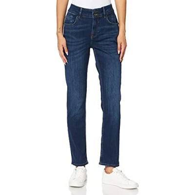Abbildung von Garcia CARO Curved Jeans Slim Fit, Damen, Größe: 28x32, Dark used