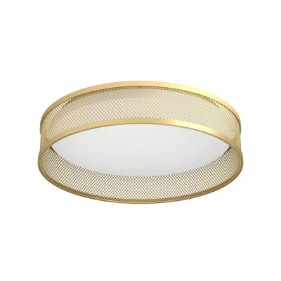 Abbildung von Eglo 900796 Deckenleuchte LUPPINERIA Stahl messing matt LED 20W 3000K H:9.5cm Ø38.5cm