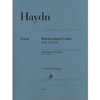 Abbildung von Klaviersonate Es dur Hob. XVI:52: Instrumentation: Piano solo (G. Henle Urtext Ausgabe)