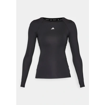 Abbildung von adidas Performance Techfit Longsleeve TOP Langarmshirt, Damen, Größe: XXL, Black