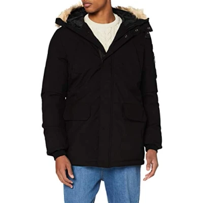 Abbildung von Schott Nelson Wintermantel, Herren, Größe: Large, Black