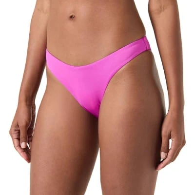 Abbildung von Hurley Damen Solide Rsvb freche U Unterseite Bikini Unterteile, Fuchsia/Wassermelone, XS