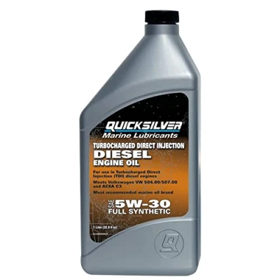 Abbildung von Quicksilver 8M0089690 Vollsynthetisches TDI Dieselmotoröl 5W30 1 Liter