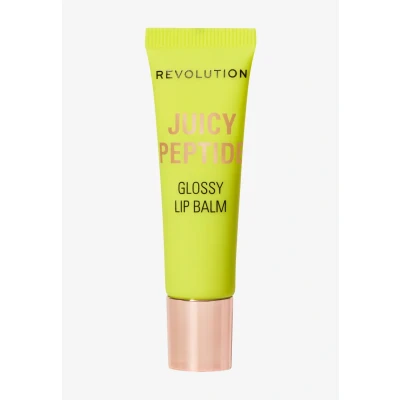 Abbildung von Revolution Juicy Peptide Lip Balm, Pflegender Lippenbalsam mit Peptiden, Squalan &amp; Vitamin E, Vegan Tierversuchsfrei, 8ml, Mint Mojito Green