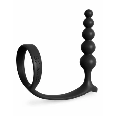 Abbildung von Penisring „Ass Gasm Cockring Anal Beads“ mit Kugel Analplug