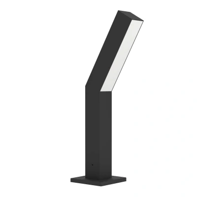 Abbildung von EGLO LED Sockelleuchte außen Ugento, Außenleuchte stehend, Außenbeleuchtung für Garten und Terrasse, Außenlampeaus Metall in Schwarz, IP44, H 36 cm, warmweiß