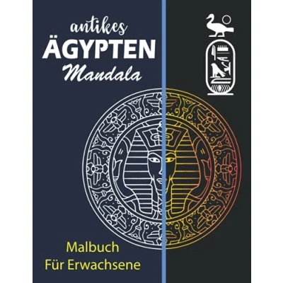Abbildung von Antikes Ägypten Mandala Malbuch Für Erwachsene: Mandalas mit ägyptischen Mythologie Designs, um Stress abzubauen