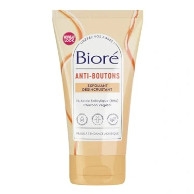 Abbildung von Biore Peeling gegen Knöpfe, Kohle + Salicylsäure, 125 ml
