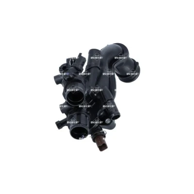 Abbildung von NRF 725317 Kühlwasserthermostat 105 mit Sensor, Dichtring Gehäuse PEUGEOT: 207 Schrägheck, 308 I SW, CITROËN: DS3 Schrägheck