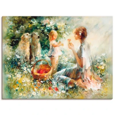 Abbildung von Artland Wandbild &quot;Picknick&quot;, Gruppen &amp; Familien, (1 St.), als Leinwandbild, Poster, Wandaufkleber in verschied. Größen